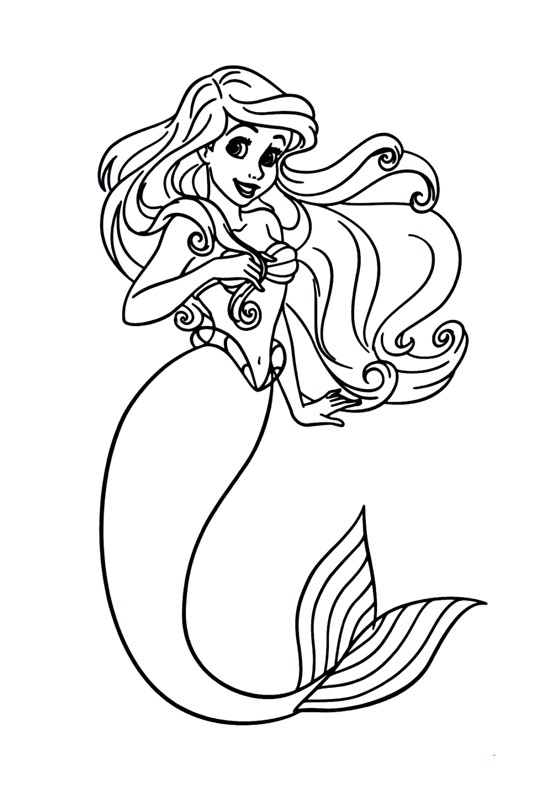 Ariel Linda Para Colorir Imprimir Desenhos