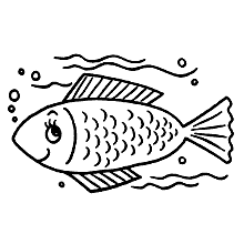 peixes para colorir carpa