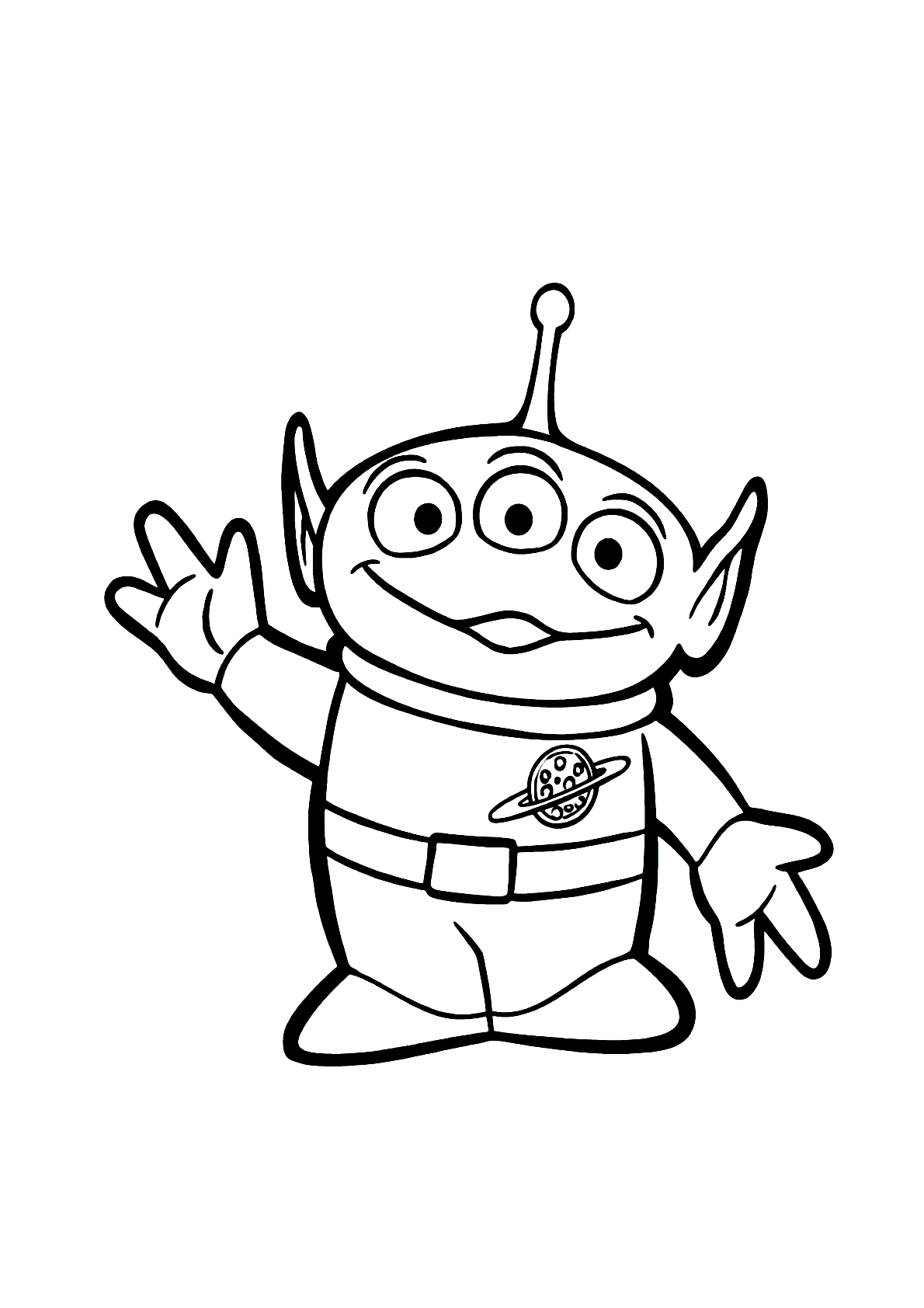 Como desenhar ALIEN (Toy Story) passo a passo, fácil e rápido 