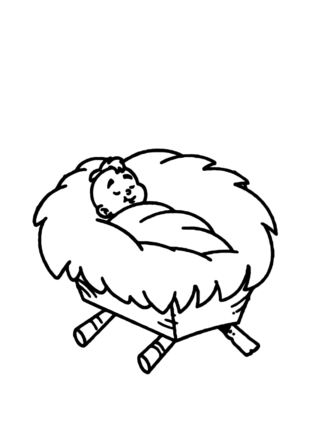 Menino Jesus para colorir - Imprimir Desenhos
