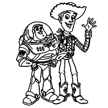 toy story para colorir amigo