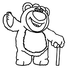 toy story para colorir lotso