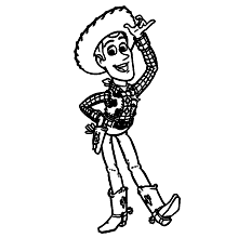 toy story para colorir woody