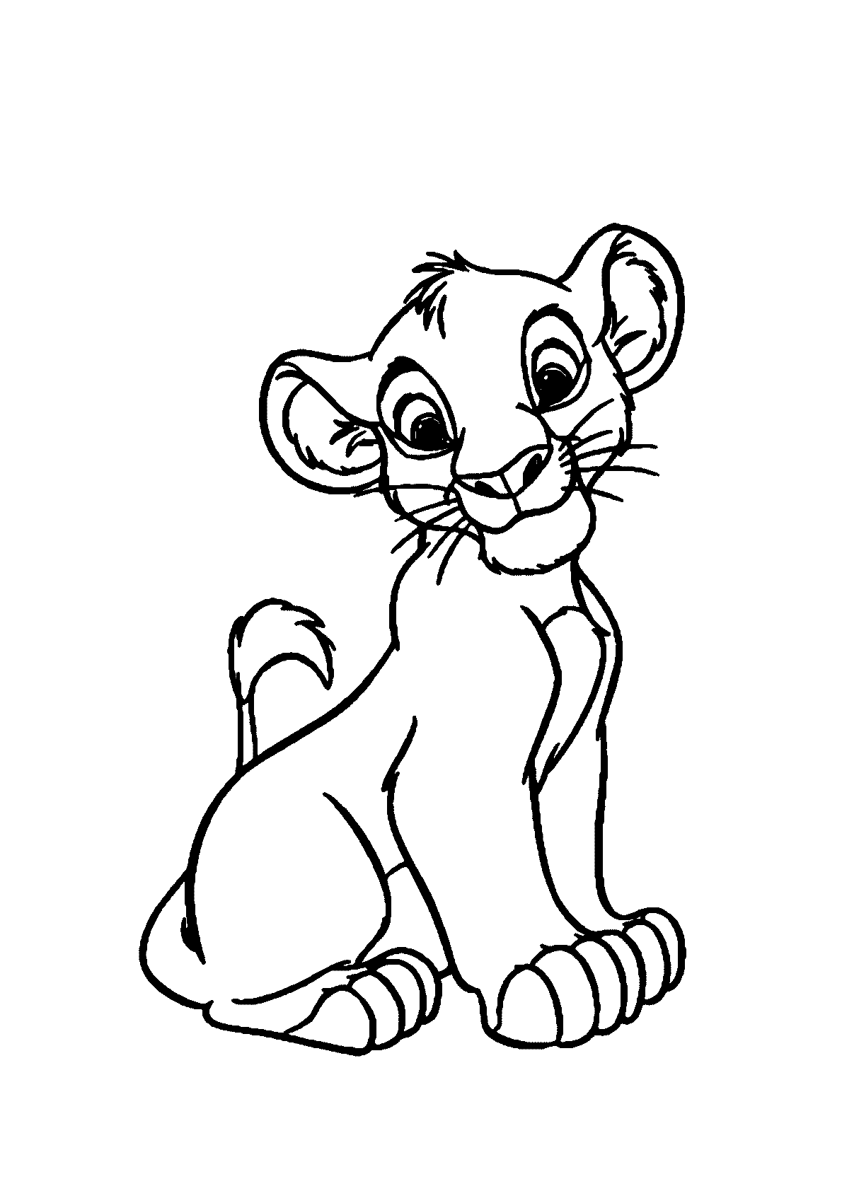 Nala Fofa Para Colorir Imprimir Desenhos