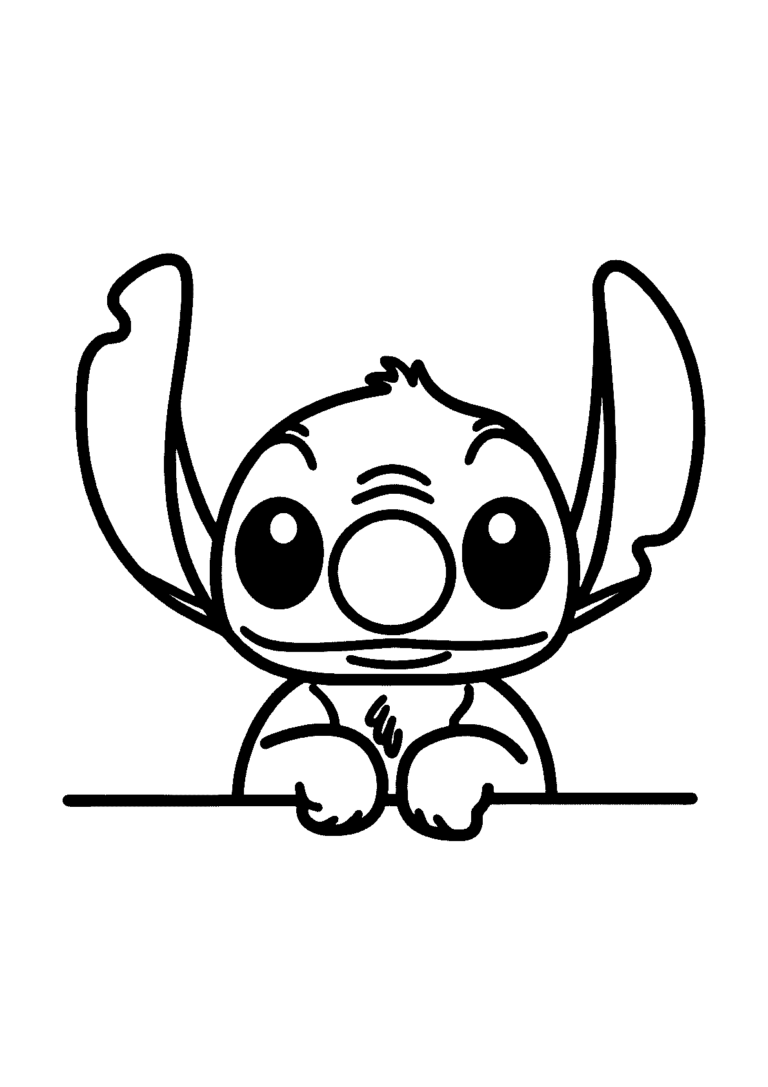 Stitch fofinho para imprimir - Imprimir Desenhos