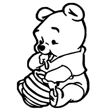ursinhos para colorir comendo