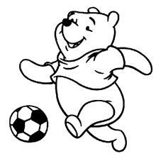 ursinhos para colorir futebol